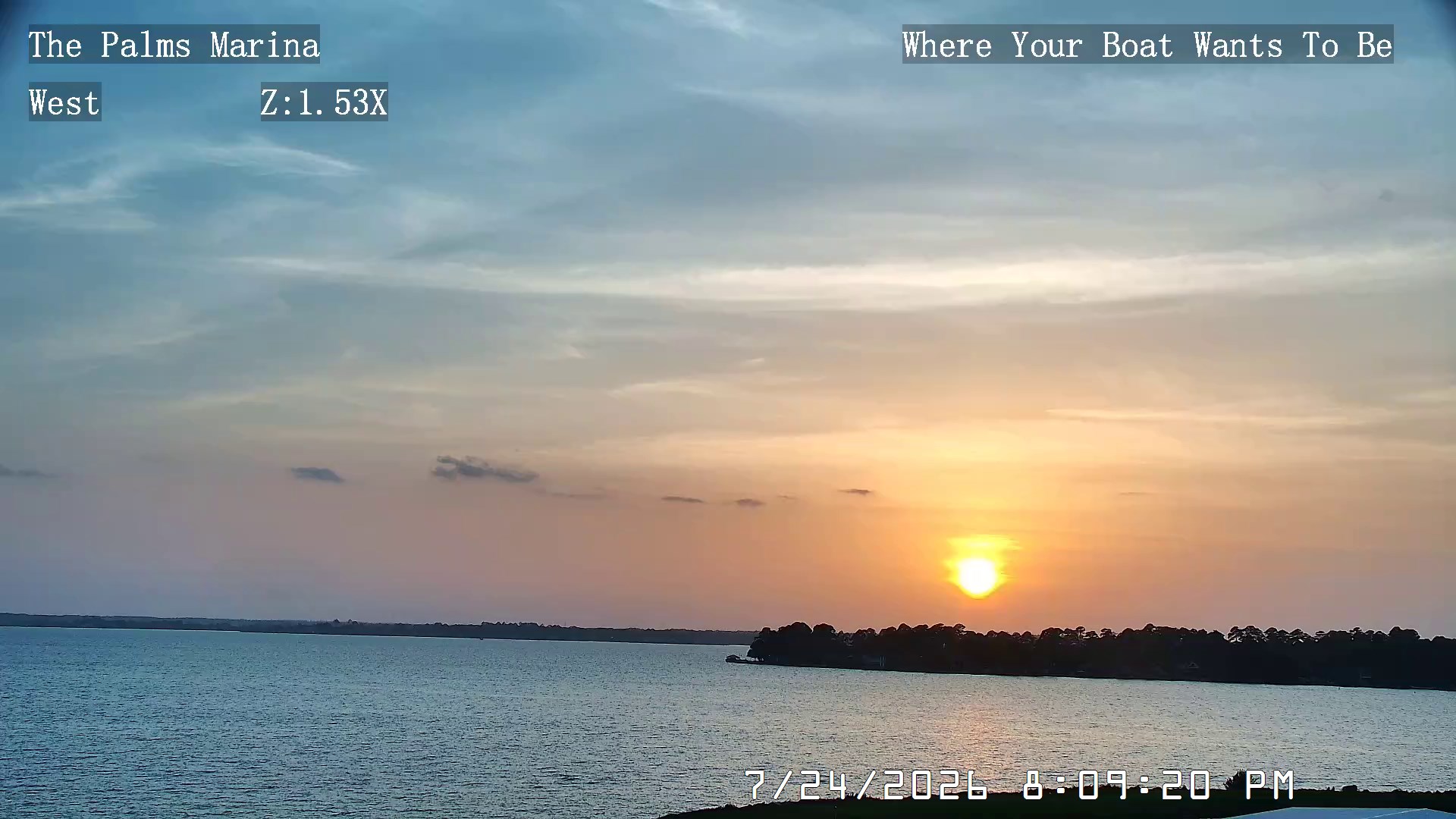 Live camera view — Palms Marina